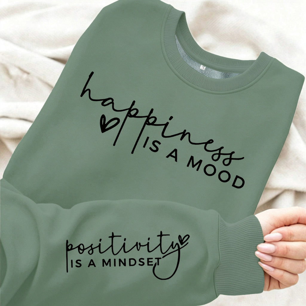 Round neck fleece hoodie for women