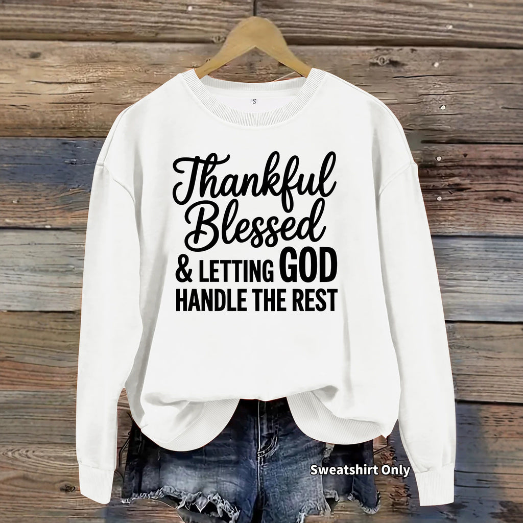Loose velvet sweatshirt