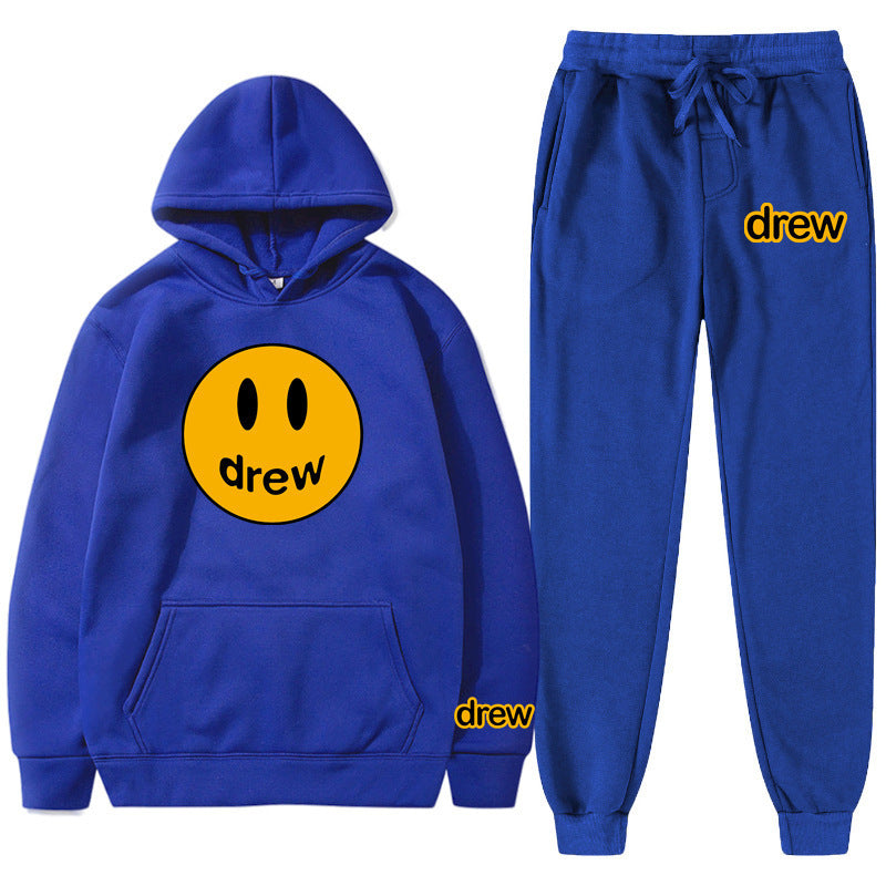 Style Unisex Long Sleeve Hooded Hoodie and Sweatpants Set