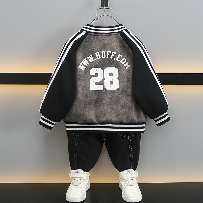 Toddler Boys Baseball Jacket