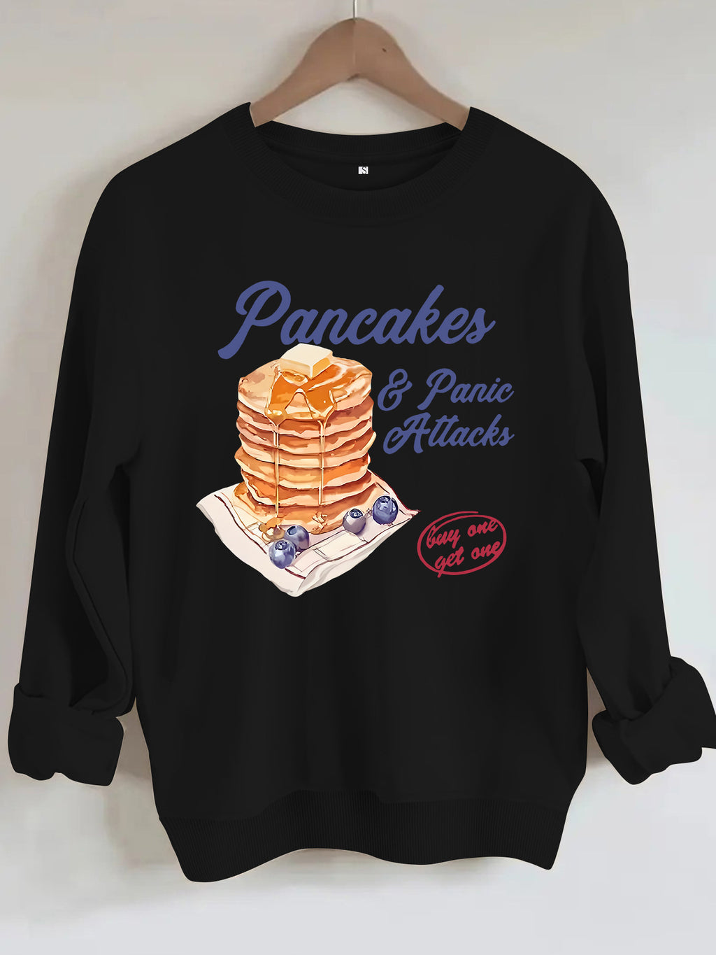 Long sleeved shirt with fleece hoodie