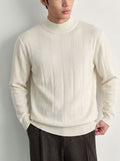 Half high neck slim fit sweater