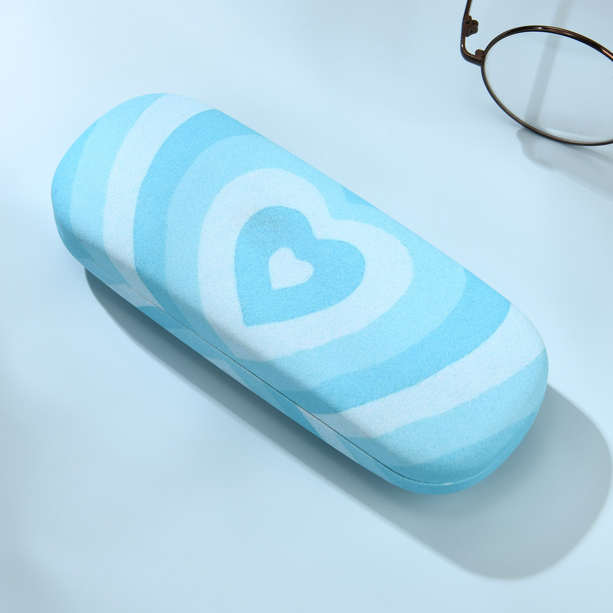 Minimalist Heart Eyeglass Case  Portable Dustproof Sunglasses Glasses Box, Premium Storage Organizer Order now and ship within 3 days