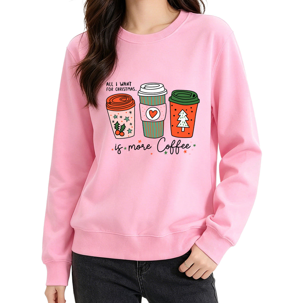 Coffee cup printed hoodie