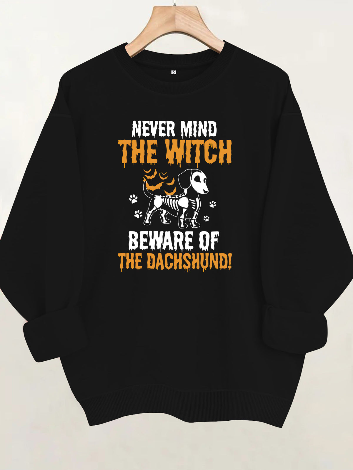 Round neck fleece hoodie