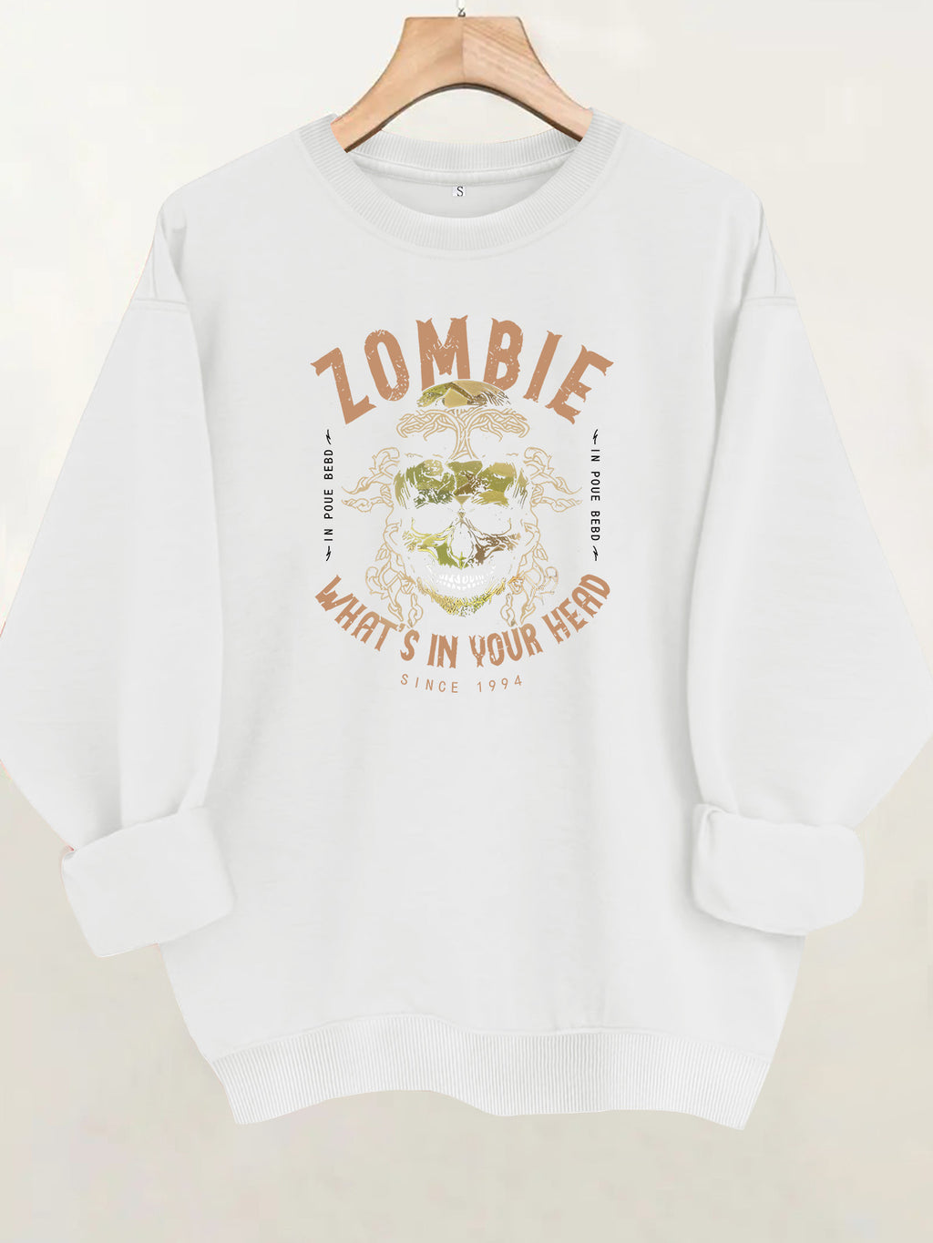 Long sleeved shirt with fleece hoodie