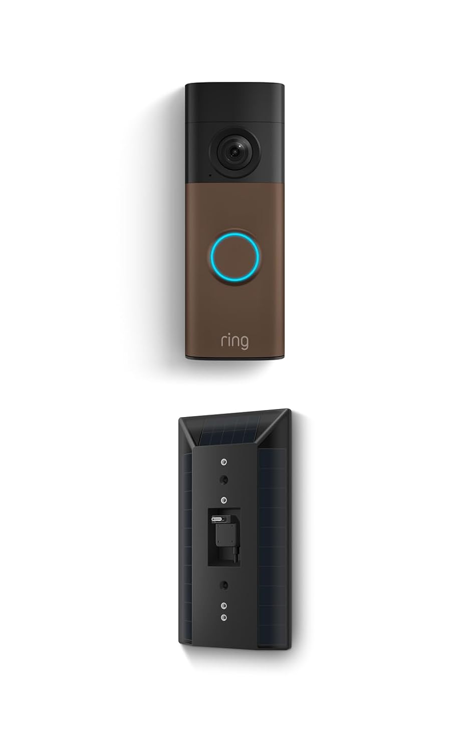 Ring Battery Doorbell 2K (newest model) Retinal 2K with wide-angle video, up to 6x Enhanced Zoom, Two-Way Talk, and Built-In Battery, Speckled Gray