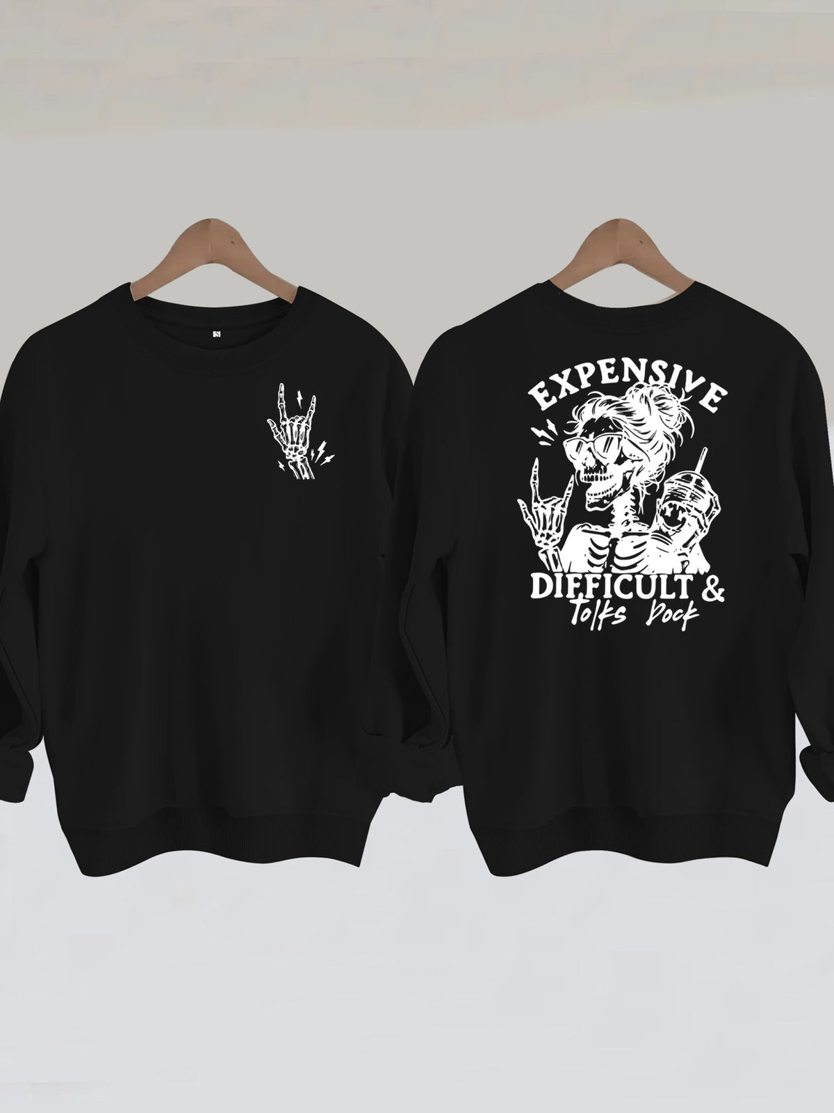 Long sleeved shirt with fleece hoodie