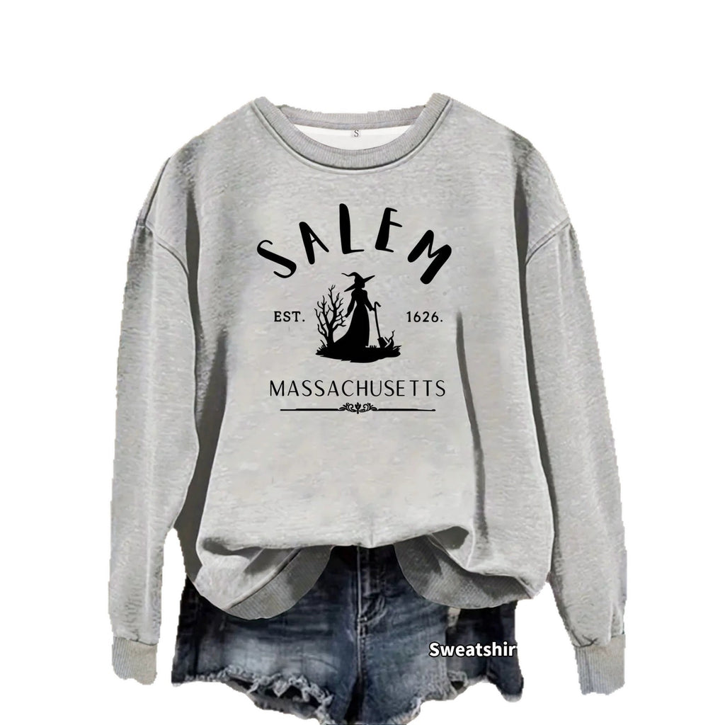Round neck fleece hoodie