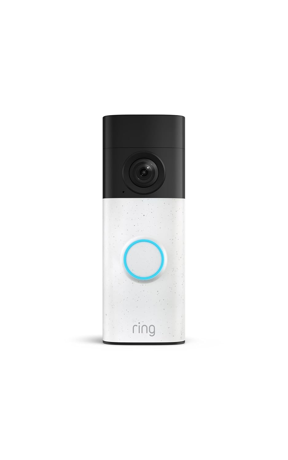Ring Battery Doorbell 2K (newest model) Retinal 2K with wide-angle video, up to 6x Enhanced Zoom, Two-Way Talk, and Built-In Battery, Speckled Gray
