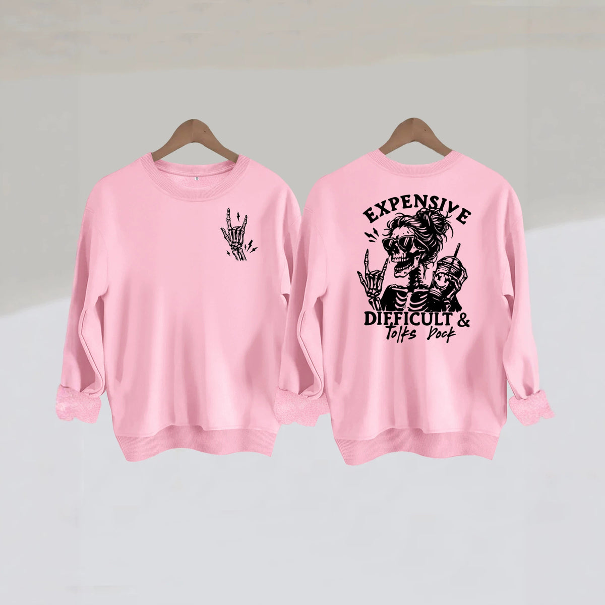 Long sleeved shirt with fleece hoodie