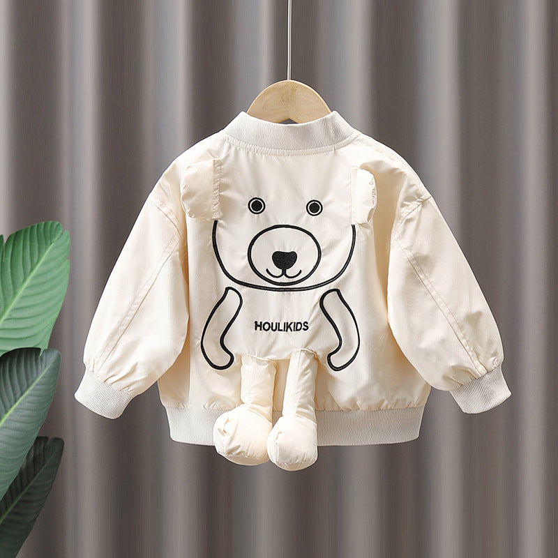 Trendy Boys Baseball Jacket Casual Varsity Coat