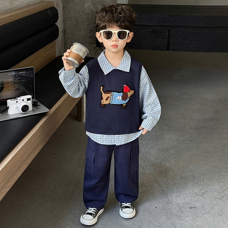 Boys Spring Autumn Casual Suit Set