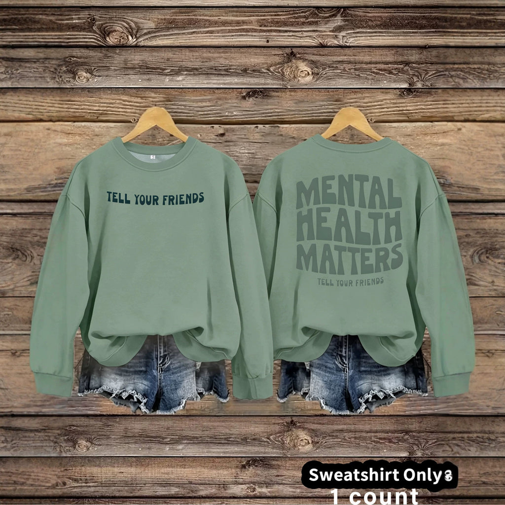Hoodie letter print