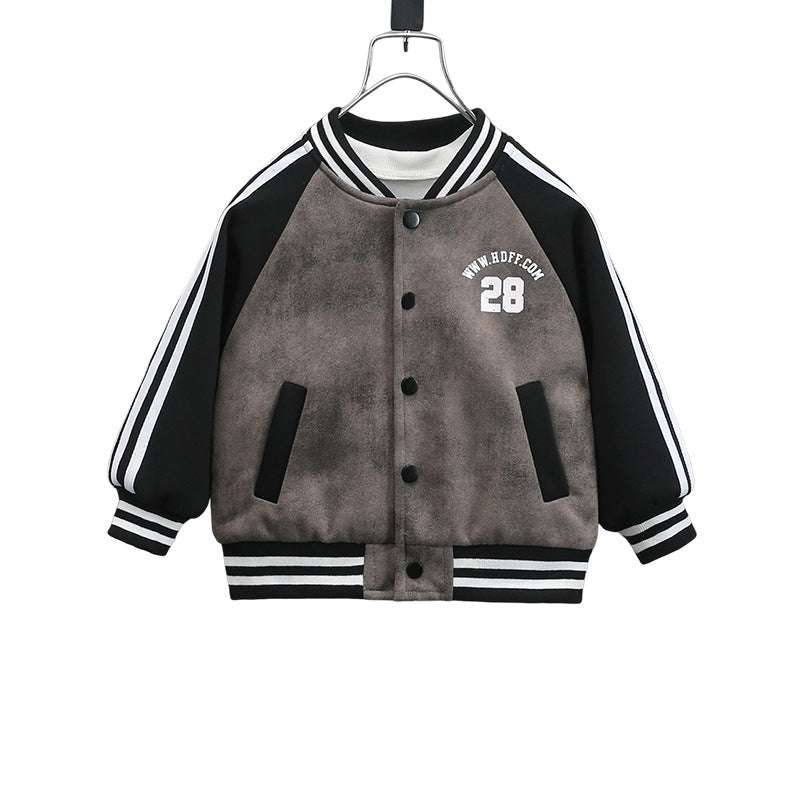 Toddler Boys Baseball Jacket