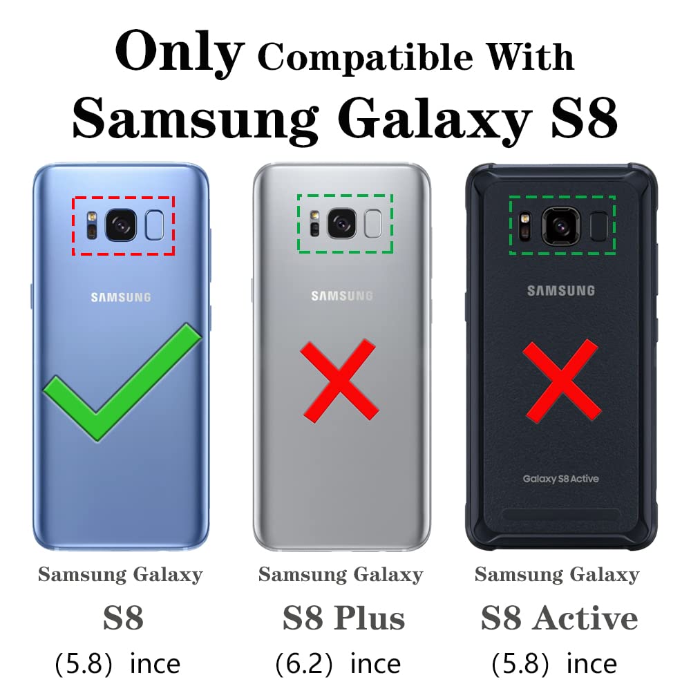 Yiakeng Samsung Galaxy S9 Case, Samsung S9 Case, Military Grade Protective Cases with Ring for Samsung Galaxy S9 (Dark Green)
