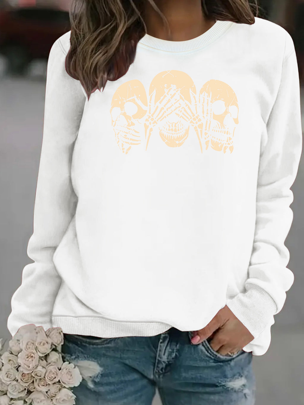 Bottom long sleeved fleece hoodie