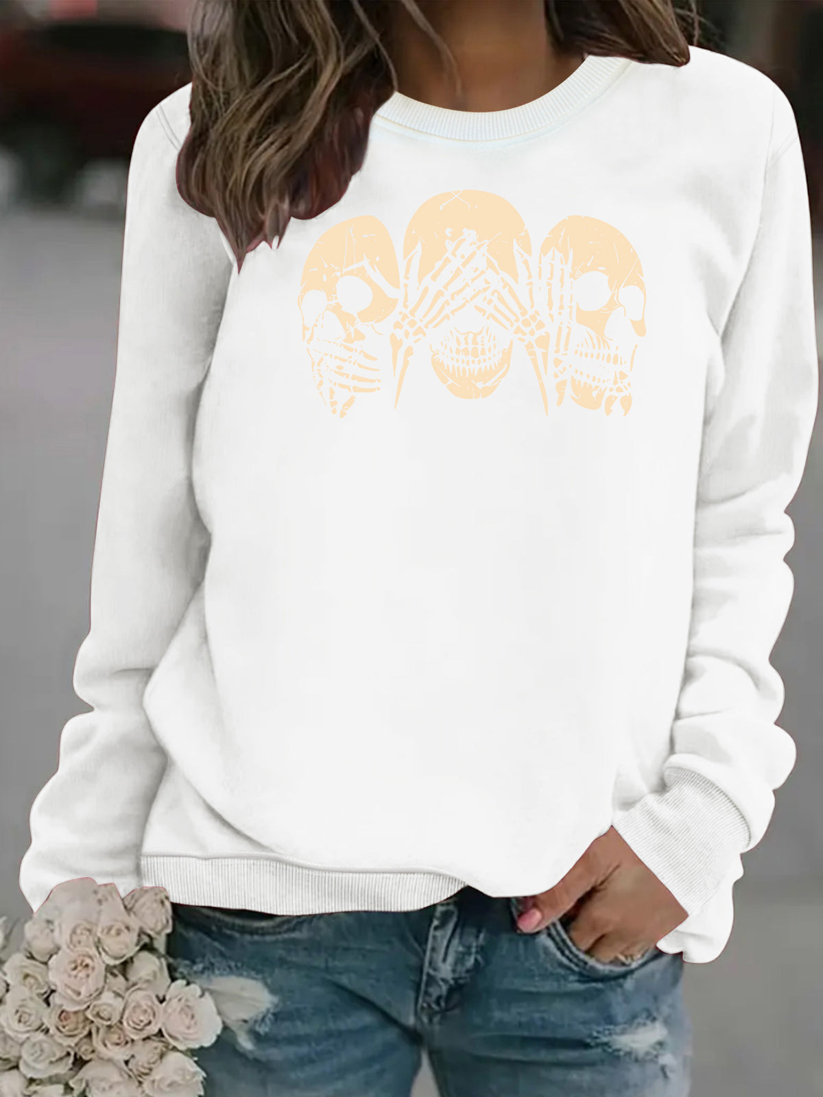 Bottom long sleeved fleece hoodie