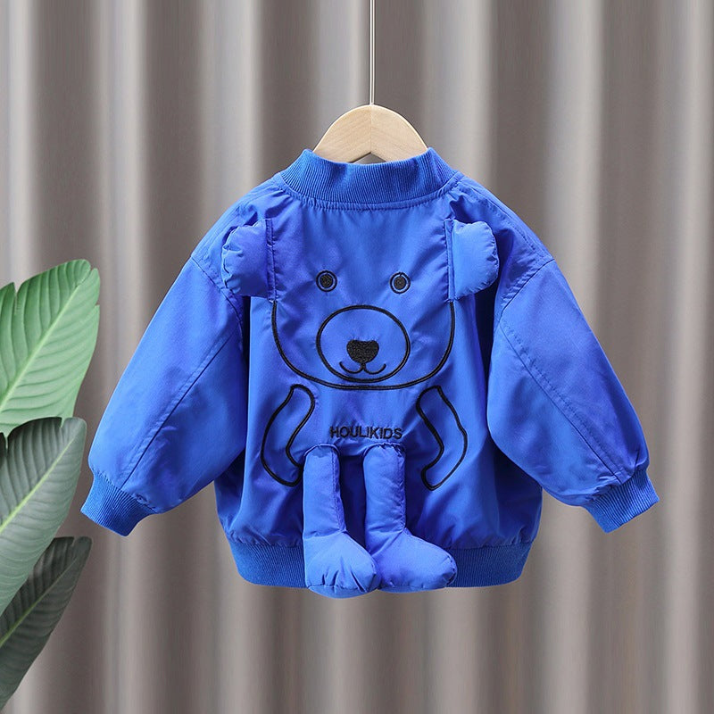 Trendy Boys Baseball Jacket Casual Varsity Coat
