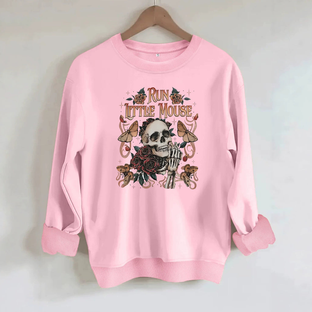 Loose velvet sweatshirt