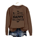 Printed round neck fleece hoodie