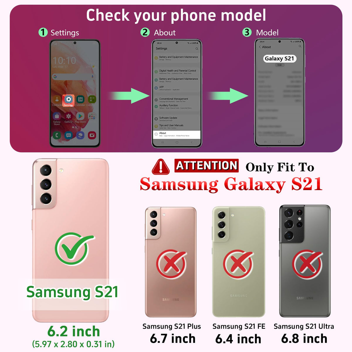 Yiakeng Samsung Galaxy S9 Case, Samsung S9 Case, Military Grade Protective Cases with Ring for Samsung Galaxy S9 (Dark Green)