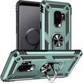 Yiakeng Samsung Galaxy S9 Case, Samsung S9 Case, Military Grade Protective Cases with Ring for Samsung Galaxy S9 (Dark Green)