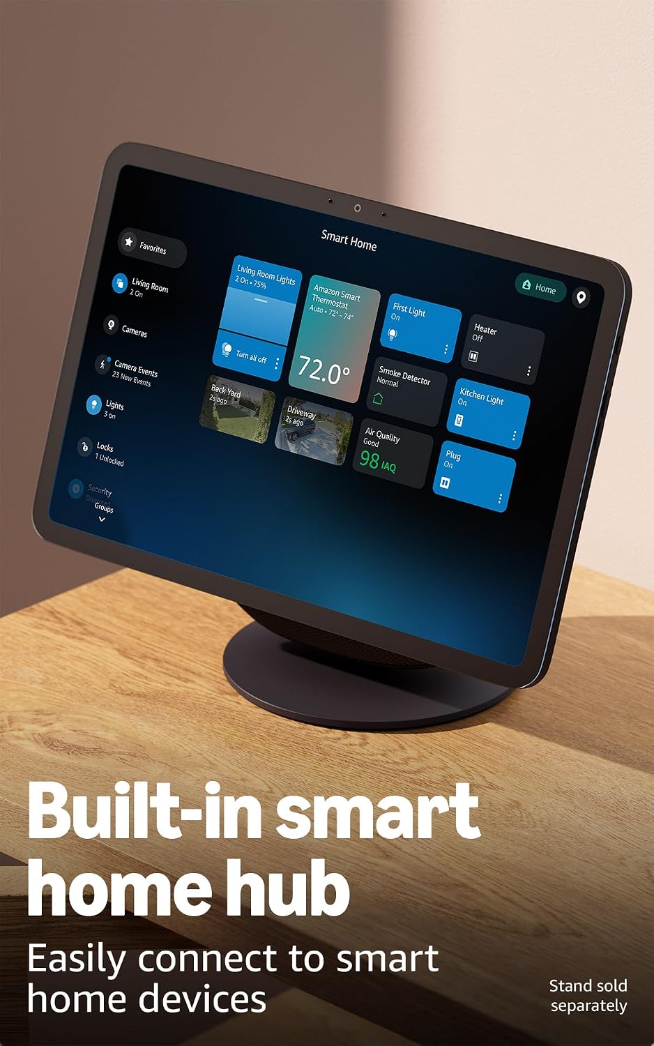 Amazon Echo Show 11 (newest model), Vibrant Full-HD 11" display with more viewing area and spatial audio, Designed for Alexa+, Graphite