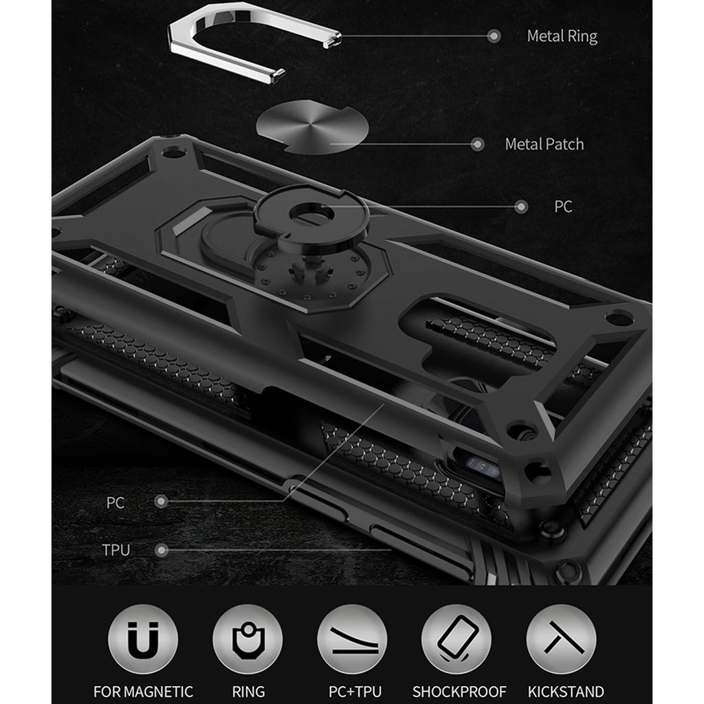 Yiakeng Samsung Galaxy S9 Case, Samsung S9 Case, Military Grade Protective Cases with Ring for Samsung Galaxy S9 (Dark Green)