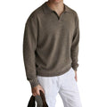 Collar long sleeved loose sweater