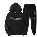 Men's Casual Hooded Sweatshirt Jogger Pants Set