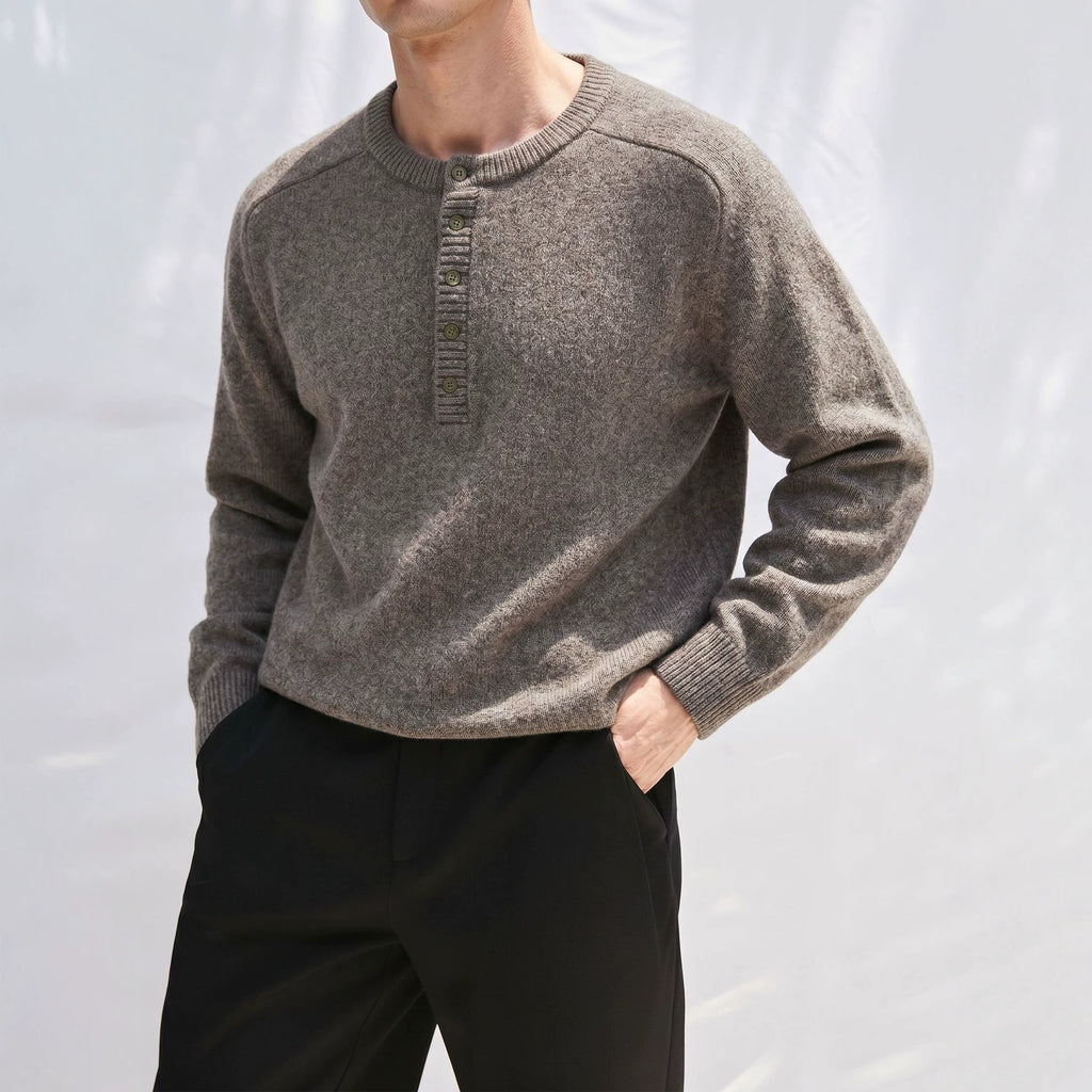 Round neck loose sweater
