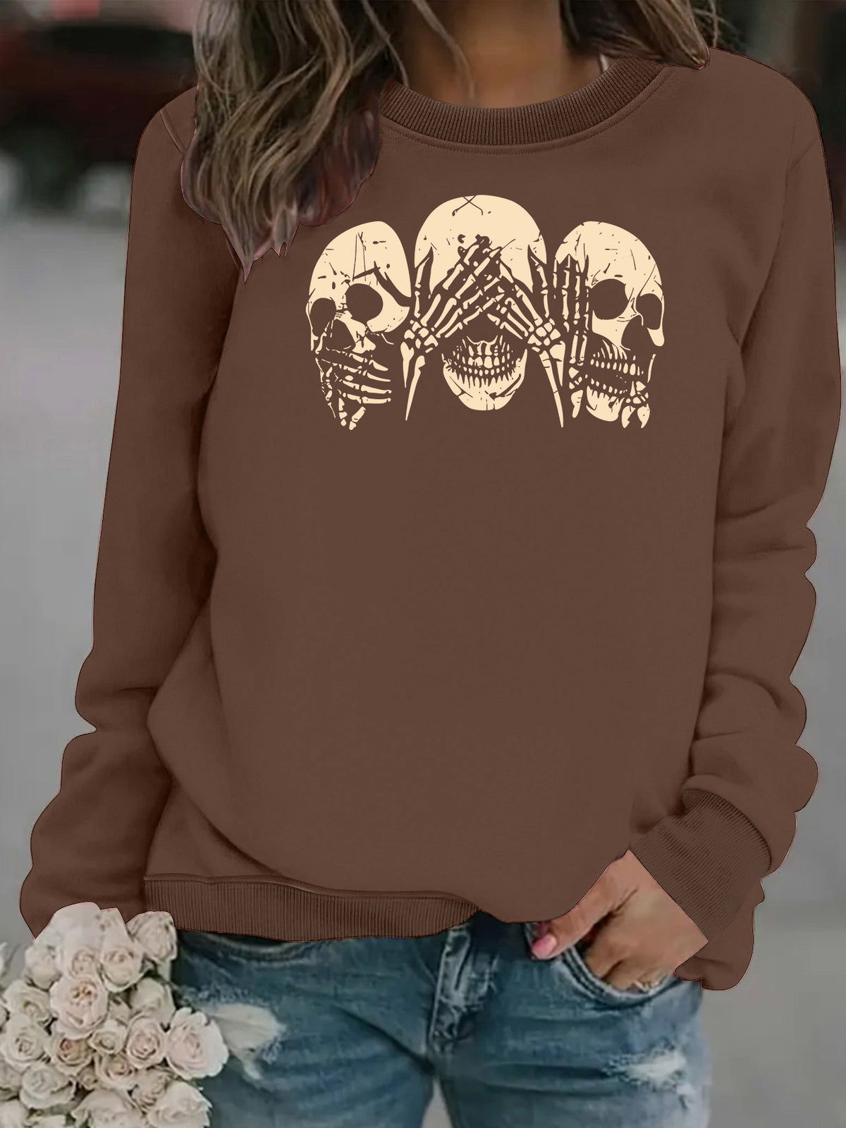 Bottom long sleeved fleece hoodie