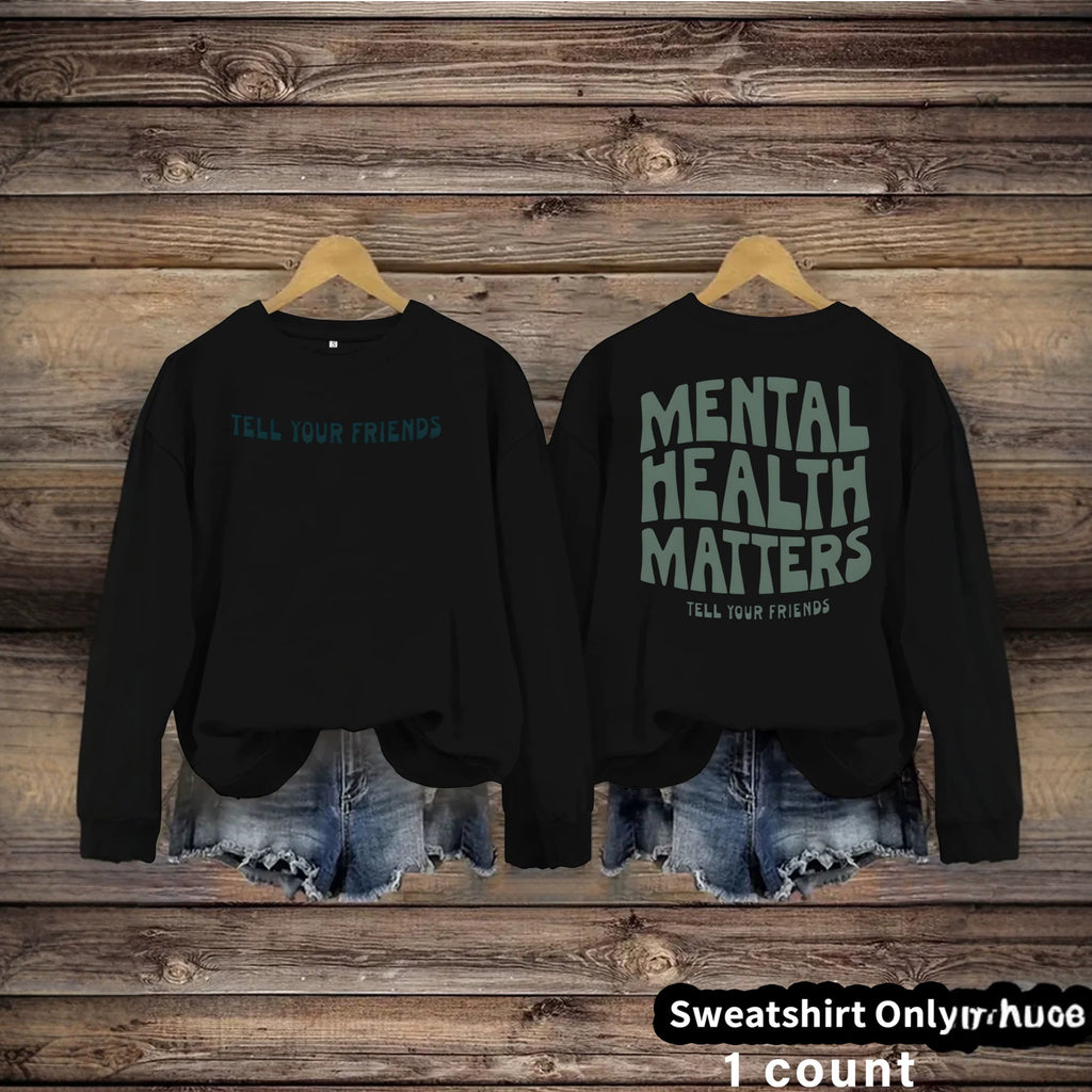 Hoodie letter print