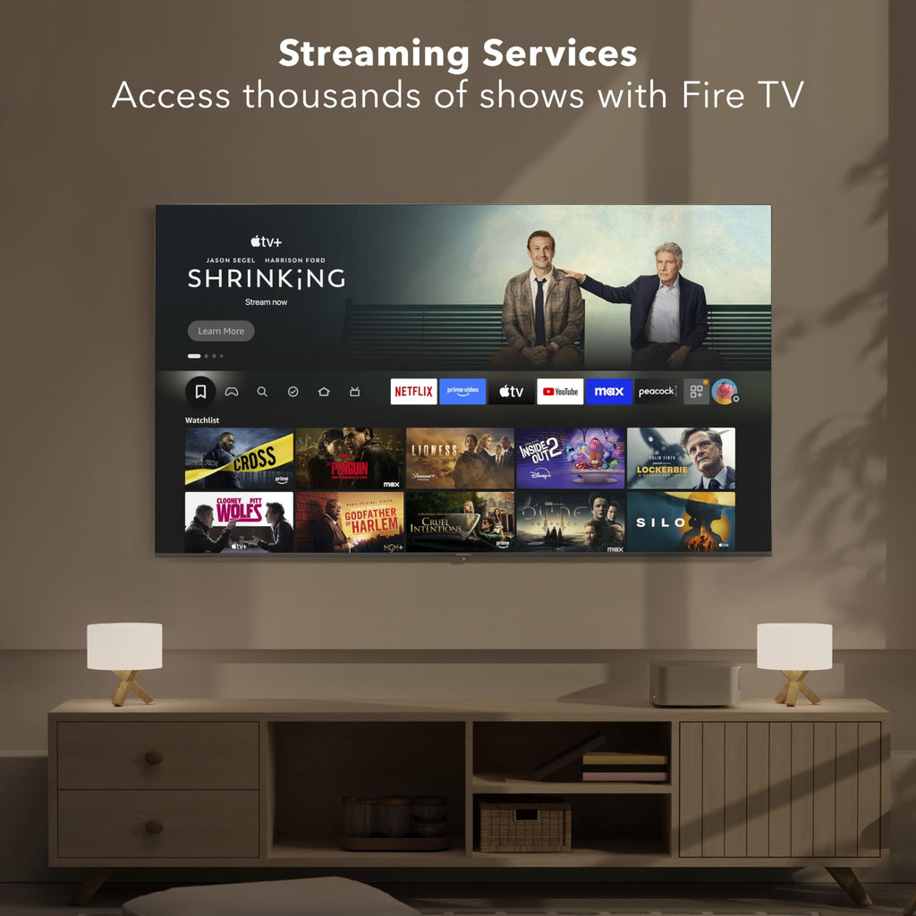 INSIGNIA 50" Class F50 Series LED 4K UHD Smart Fire TV, Voice Remote with Alexa, Stream Live TV Without Cable