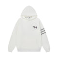 Dachshund Terry Embroidery Drop Shoulder Oversized Vintage Casual Men's Unisex Pullover Hoodie
