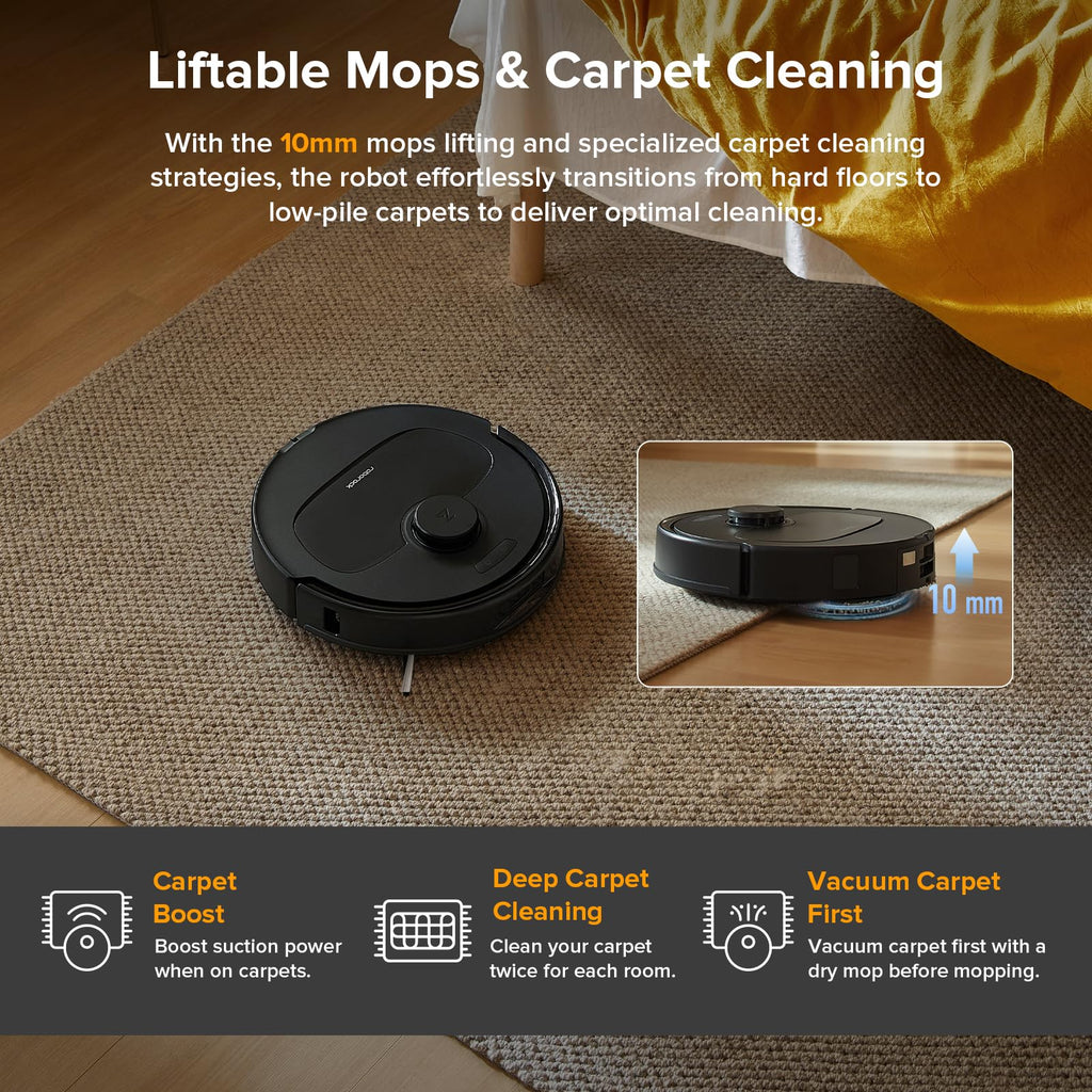 roborock 2026 New Qrevo S Pro Robot Vacuum and Mop, 18,500Pa Suction