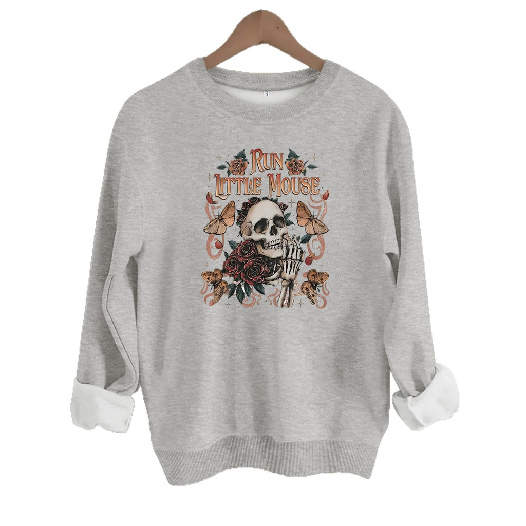 Loose velvet sweatshirt