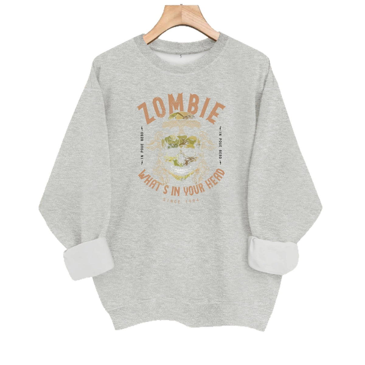 Long sleeved shirt with fleece hoodie