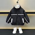 Boys Reversible Baseball Jacket Spring Autumn Stylish Outerwear