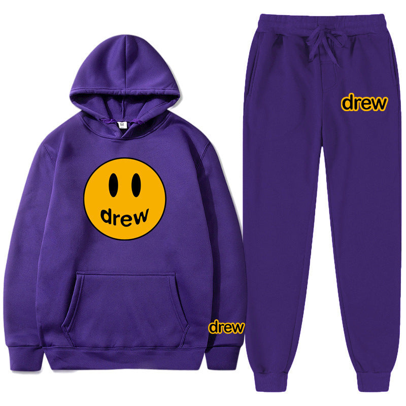 Style Unisex Long Sleeve Hooded Hoodie and Sweatpants Set