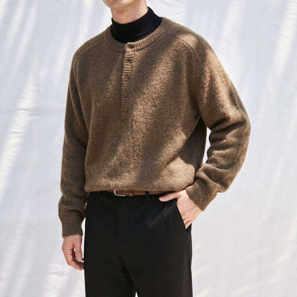 Round neck loose sweater