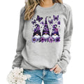 Round neck fleece hoodie