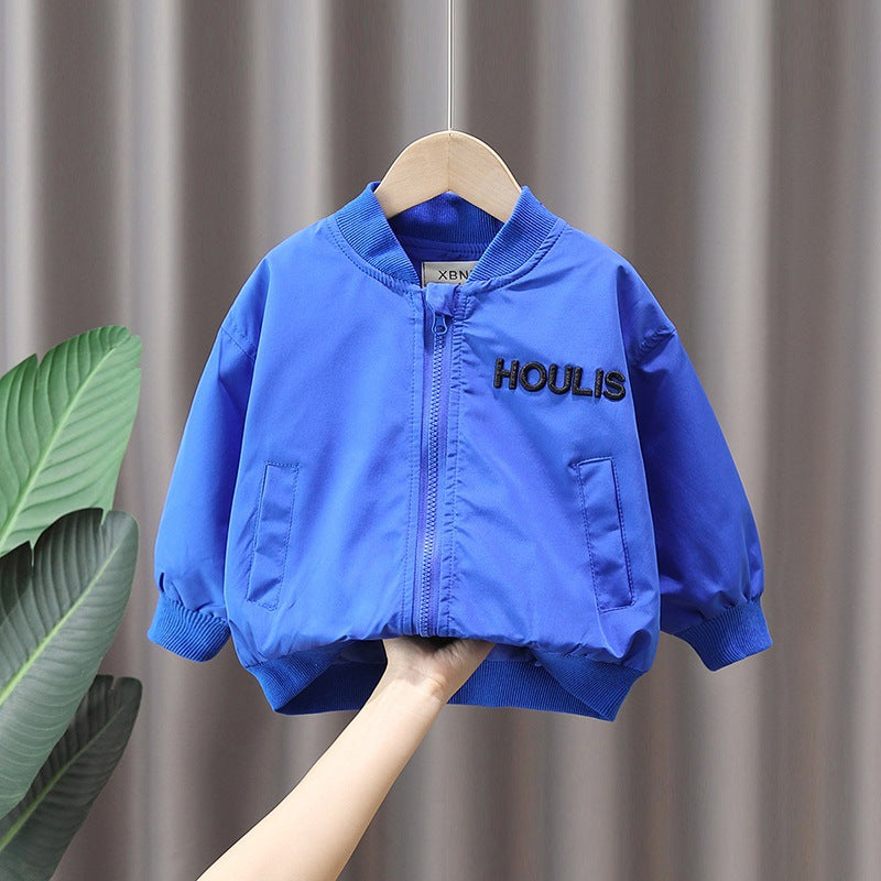 Trendy Boys Baseball Jacket Casual Varsity Coat