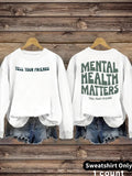 Hoodie letter print