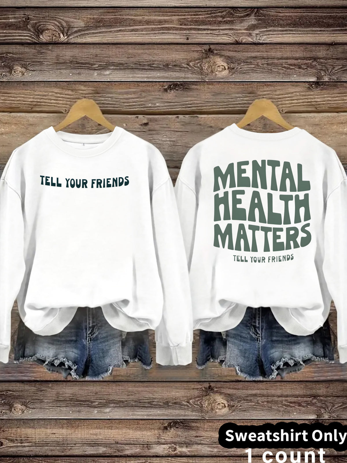 Hoodie letter print