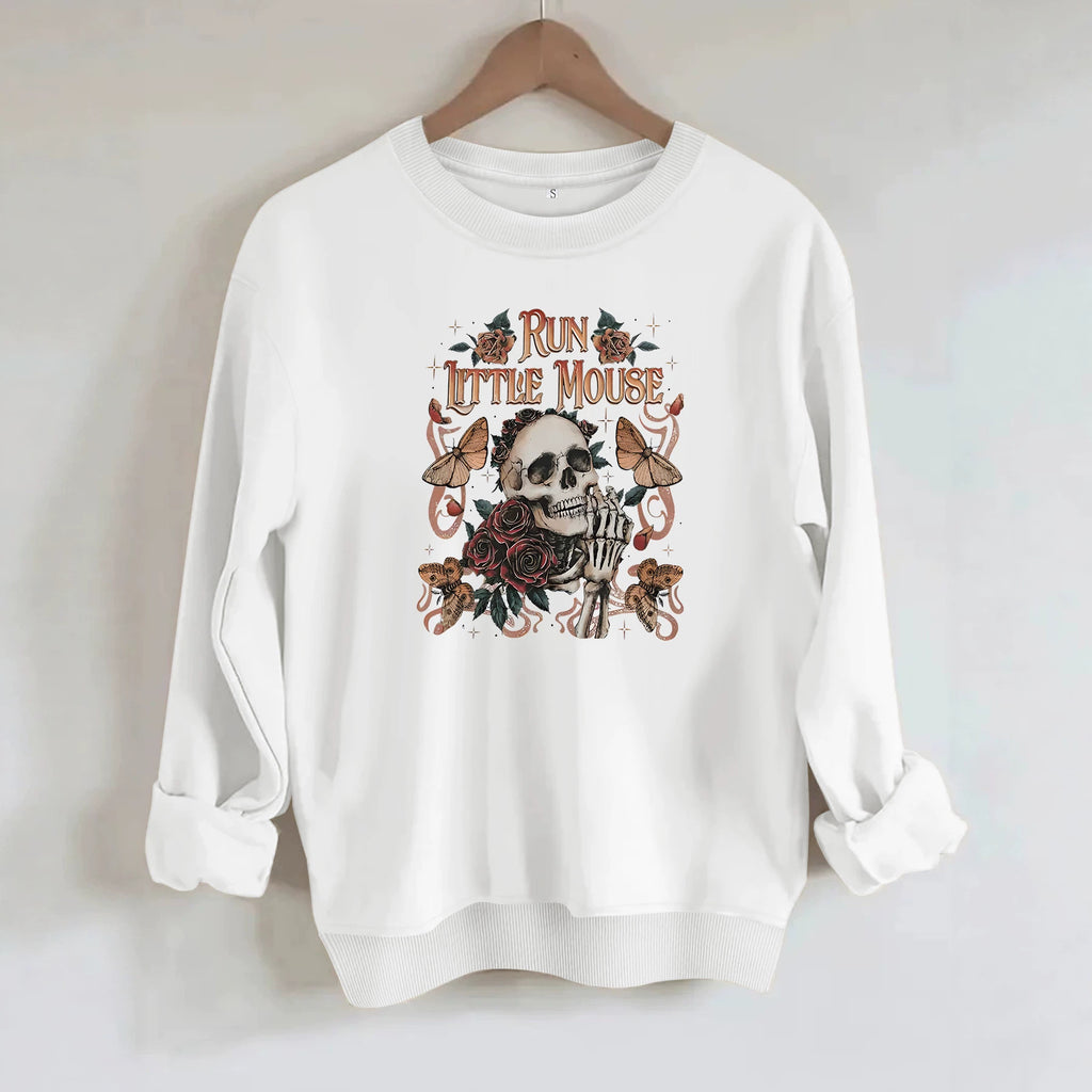 Loose velvet sweatshirt