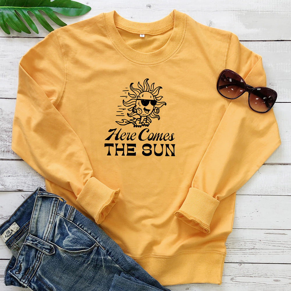 Here Comes The Sun Sun Pulley Hoodie