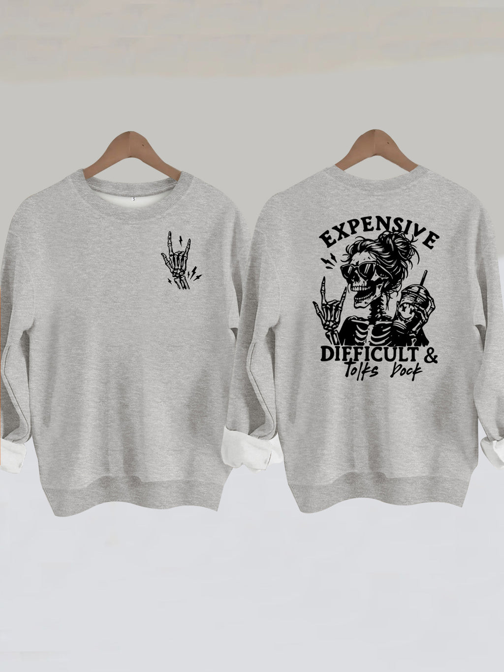 Long sleeved shirt with fleece hoodie