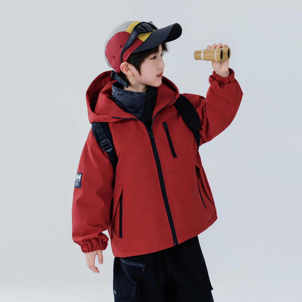 Boys 3-in-1 Windbreaker Jacket Autumn Fall Outerwear